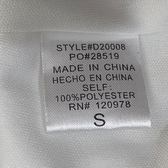 Entro Tiered Peasant Maxi Dress S White Cottagecore Romantic Coquette Ren Faire - Picture 6 of 7